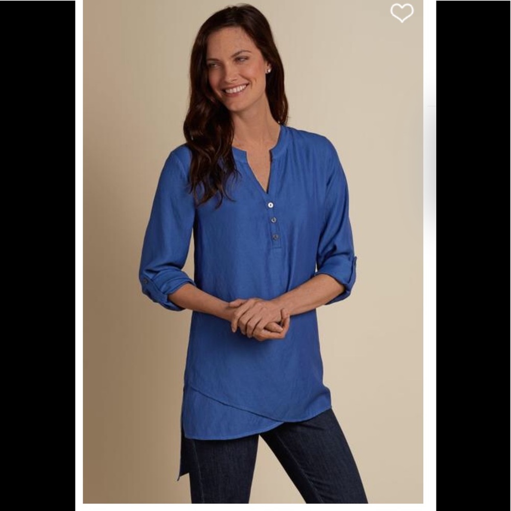 Soft Surroundings In the study shirt asymmetrical